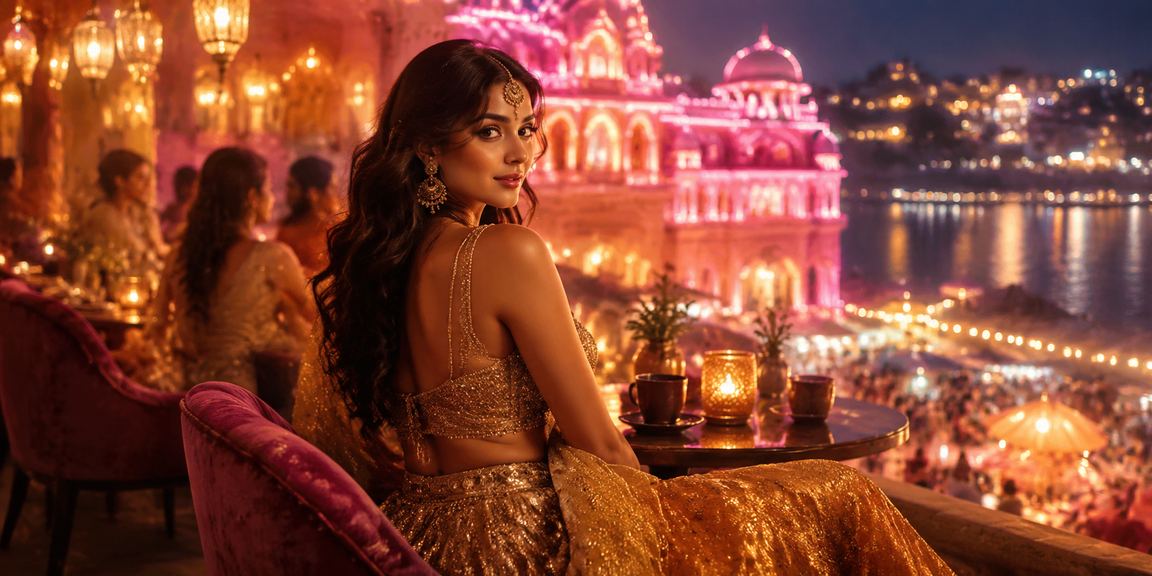 Traditional entertainment with casino theme in Jaipur